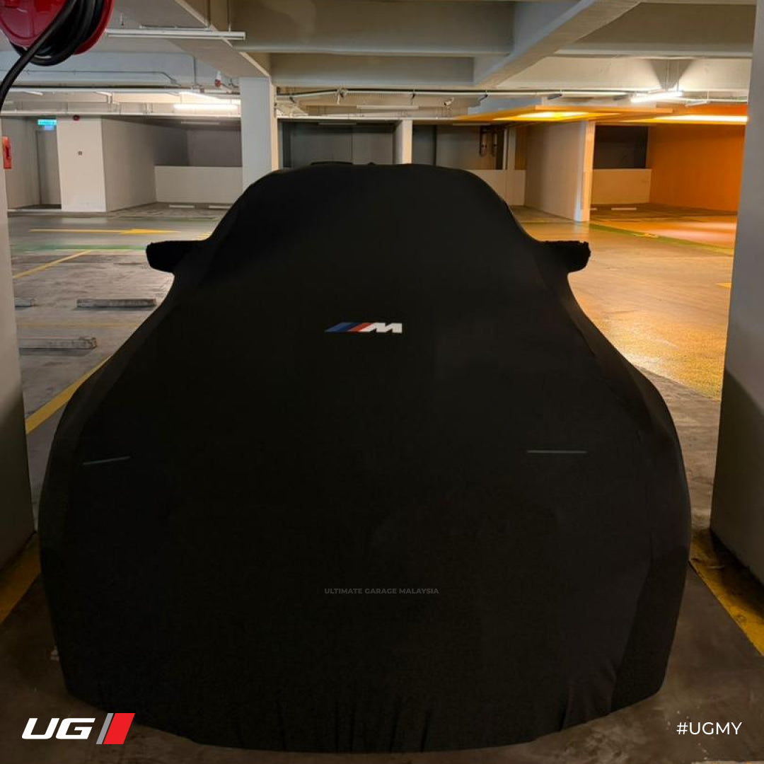 BMW M5 CS — Plain Indoor Cover (Black w/ M Logo)