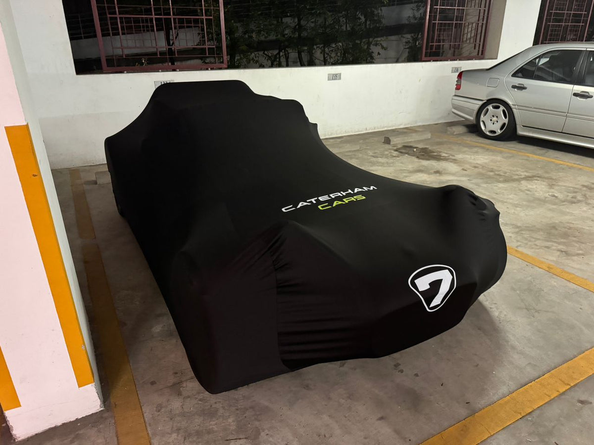 Caterham 420 — Indoor Cover (Black w/ Custom Logo)