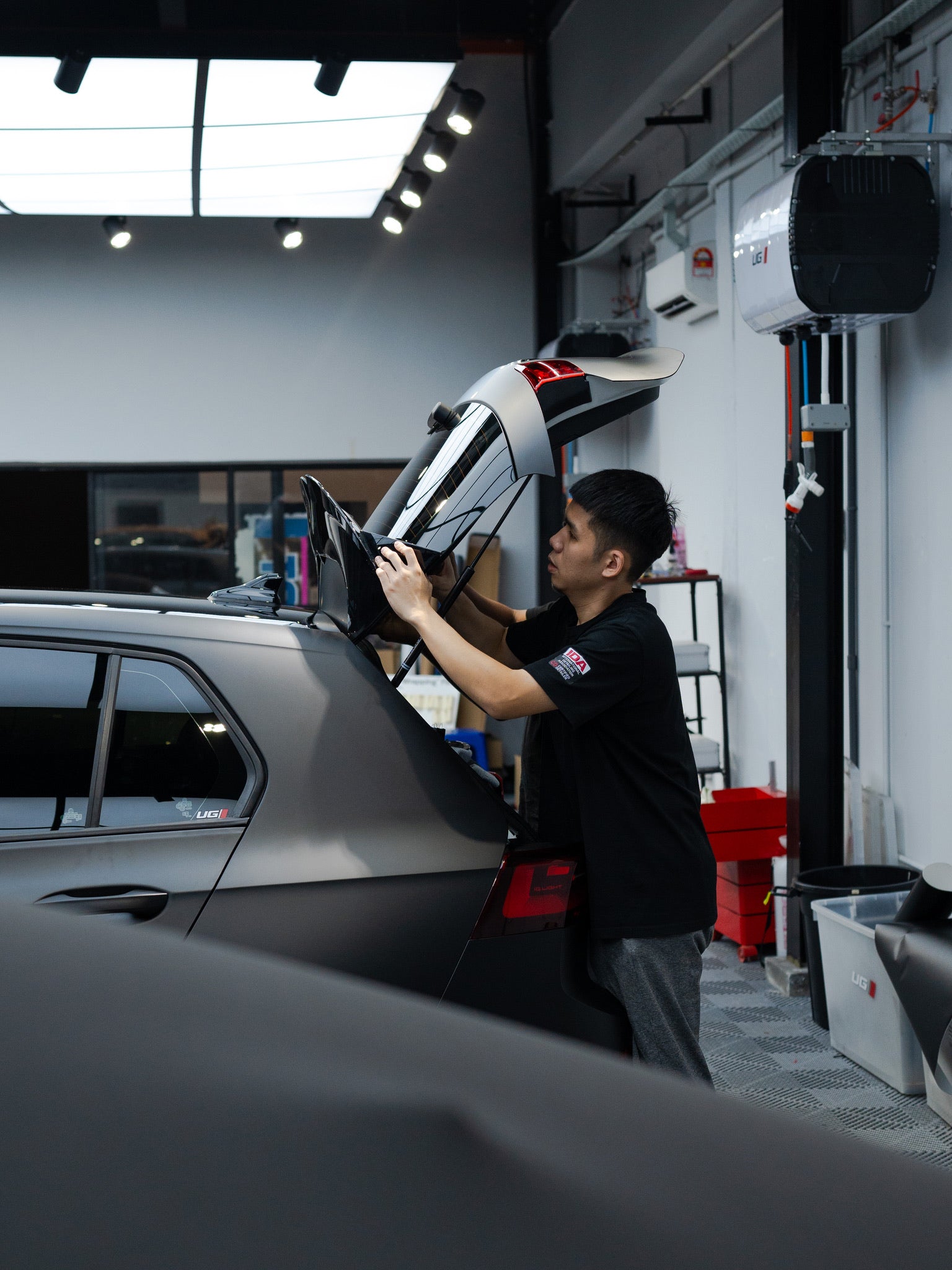 Matte Chrome Black Wrap