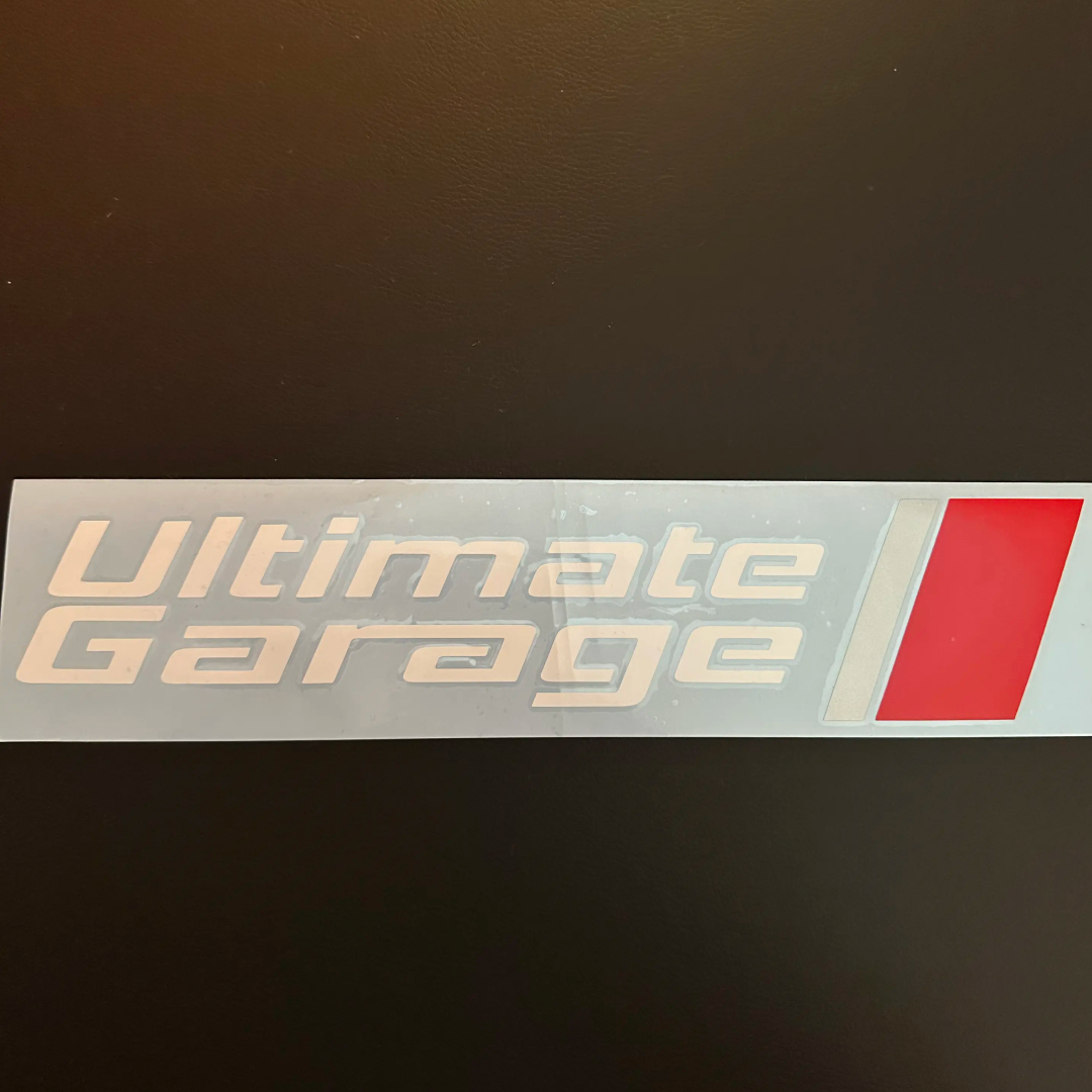 Ultimate Garage Windscreen Decal