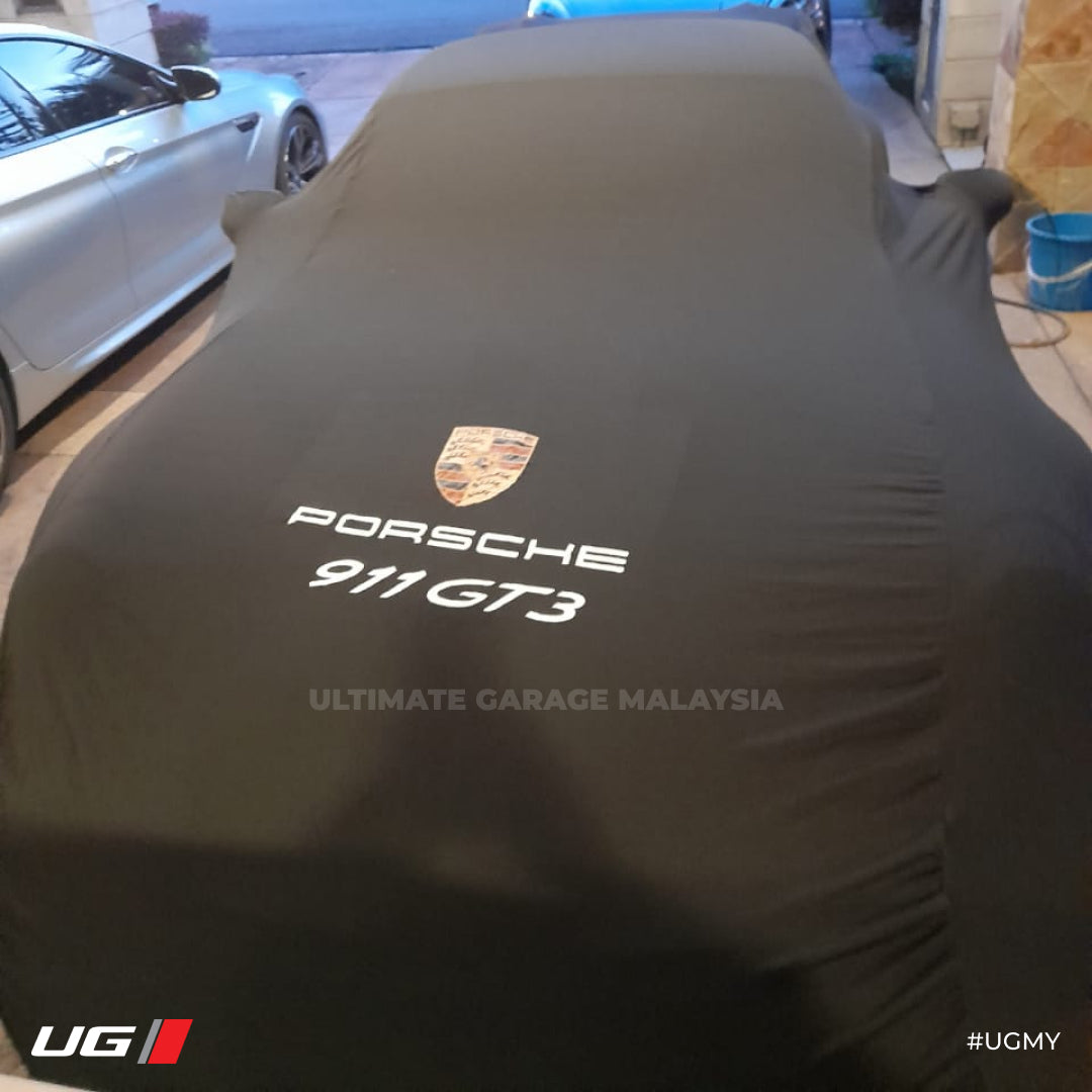  Car Cover Waterproof for Porsche 718 Cayman GT4/ GT4 RS,  Outdoor Car Covers Waterproof Breathable Large Car Cover with Zipper,  Custom Full Car Cover Dustproof Scratchproof Sun-Resistant (Color : Silv 